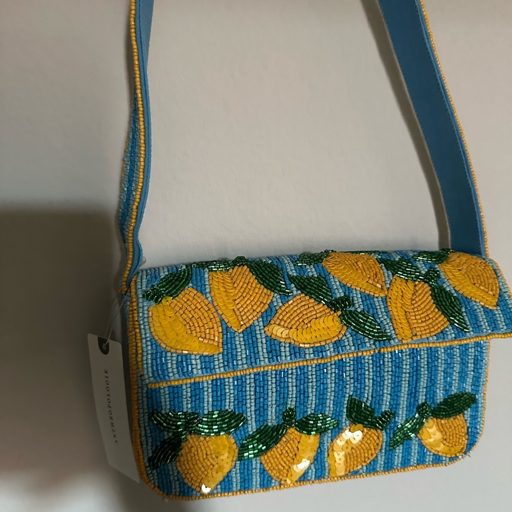 Anthropologie Beaded Bag NWT
